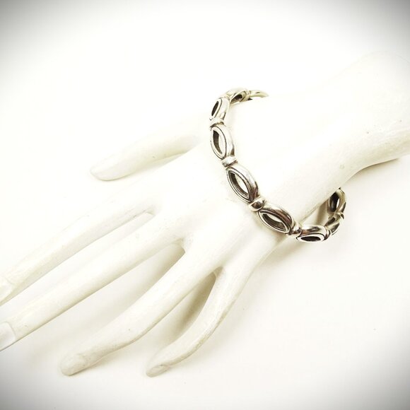 SLANE & SLANE Beautiful Sterling Silver Bangle Bracelet 41 Grams - Picture 9 of 10